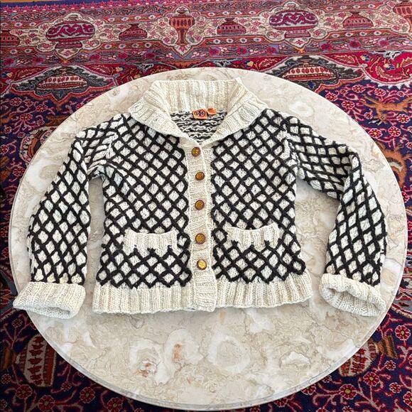 Tory Burch Kendra 100% Wool Cardigan - Picture 13 of 16